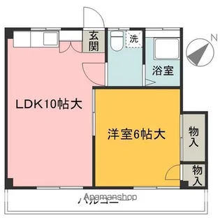 ウエストパレス【2階】の間取り